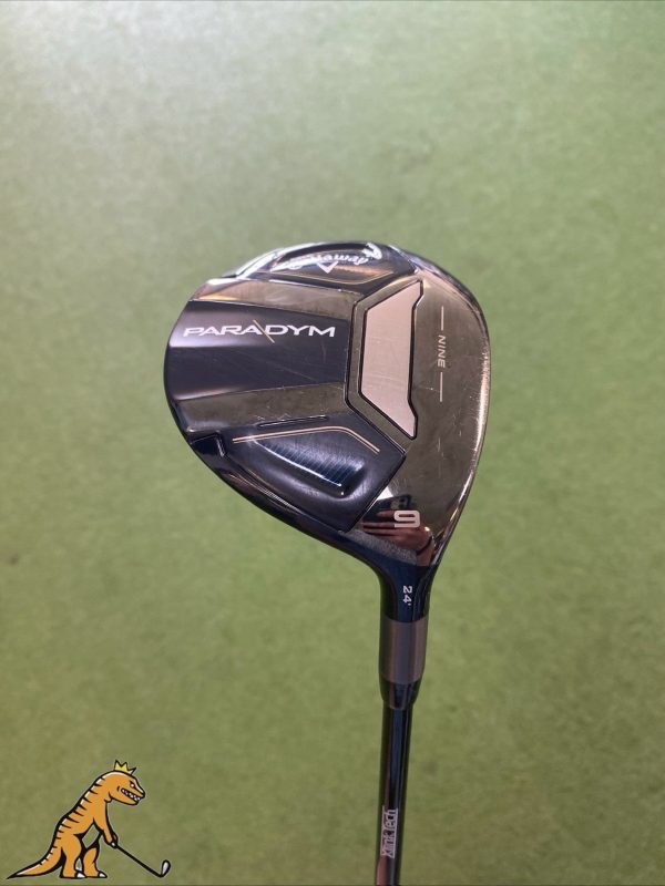 Used RH Callaway Paradym 24* 9-Wood Tensei AV 65g Graphite Stiff Flex