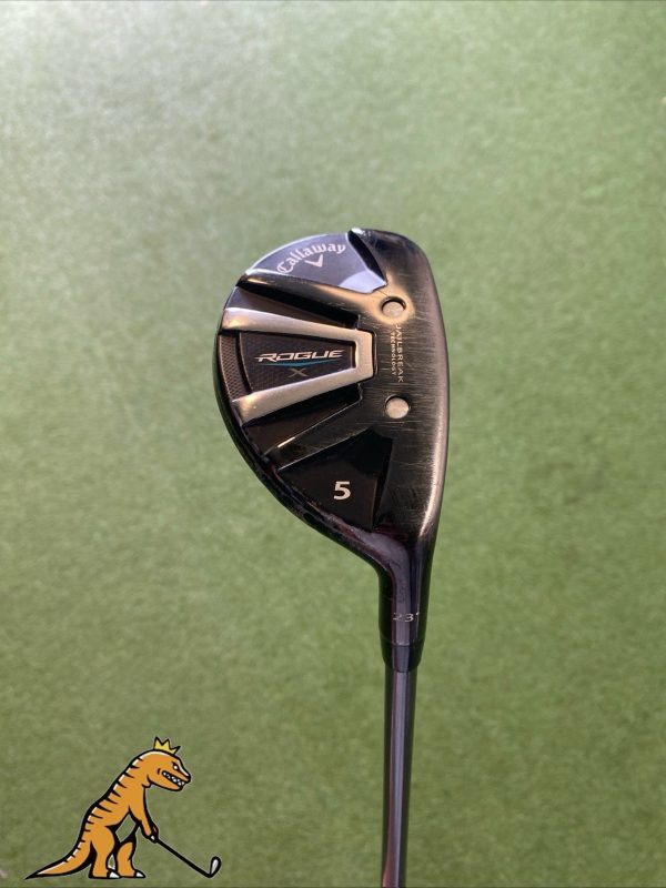 Used RH Callaway Rogue X 23* 5 Hybrid Aldila Synergy Graphite Stiff Flex 5H