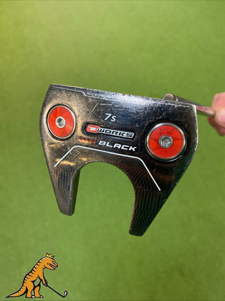 Used-RH-Odyssey-O-Works-7S-Black-33-Mallet-Putter-357482485906