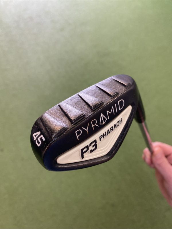 Used RH Pyramid Pharaoh Golf 45* Chipper Steel Wedge Flex