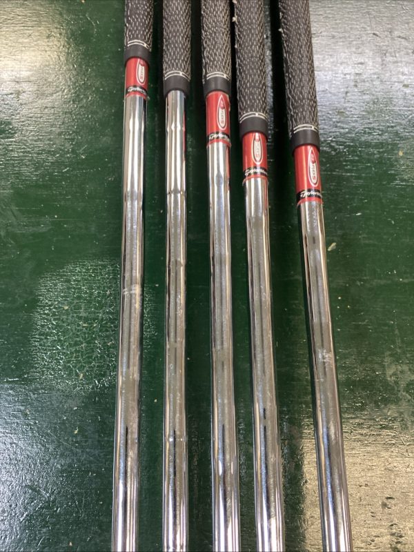 Used RH TaylorMade Burner 2.0 Black Iron Set 6-PW 85g Stiff Flex Steel - Image 13