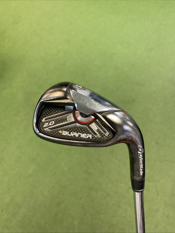 Used RH TaylorMade Burner 2.0 Black Iron Set 6-PW 85g Stiff Flex Steel - Image 9