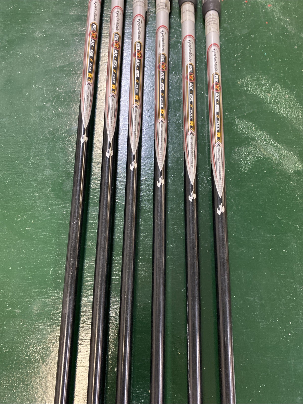 Used RH TaylorMade Burner Black Iron Set 5-PW Reax 65g Regular Flex Graphite - Image 15