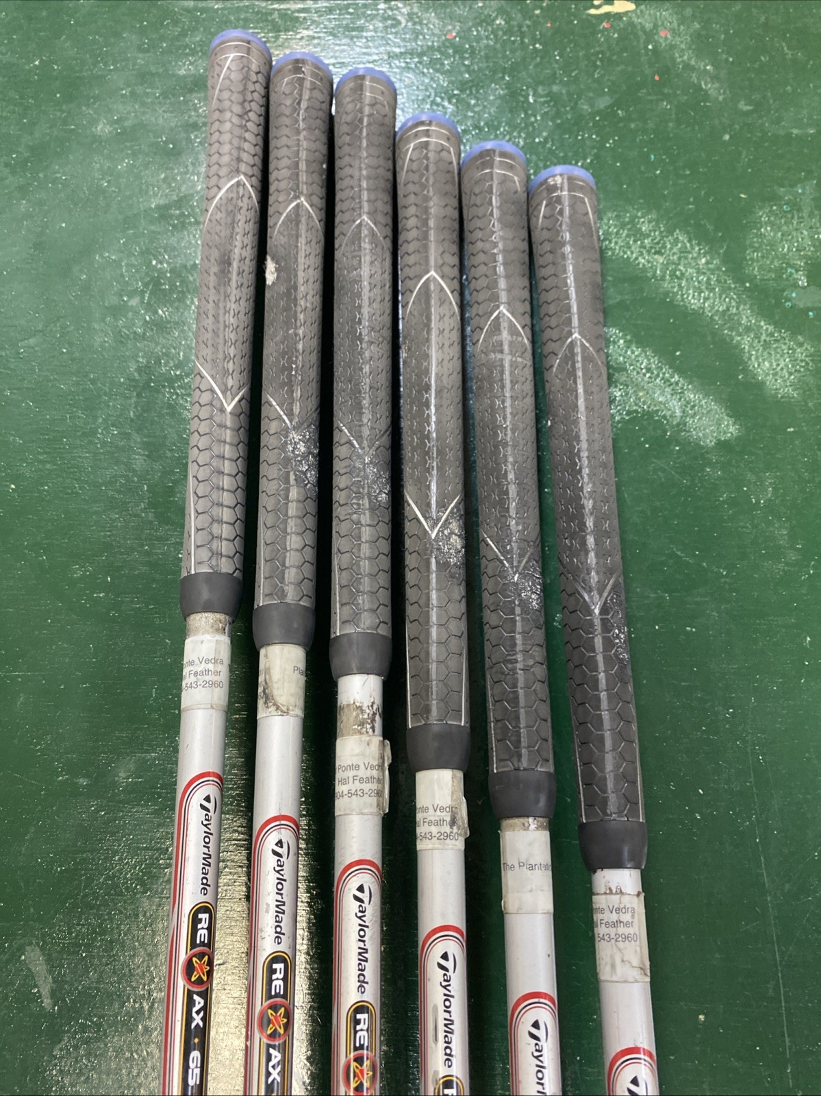 Used RH TaylorMade Burner Black Iron Set 5-PW Reax 65g Regular Flex Graphite - Image 16