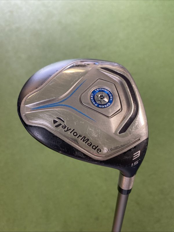 Used RH TaylorMade Jetspeed 15* 3-Wood Matrix Ozik Graphite Ladies - Image 3