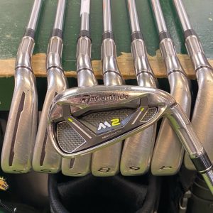 Used RH TaylorMade M2 Iron Set 4-PW-GW Reax 88g Steel Regular Flex