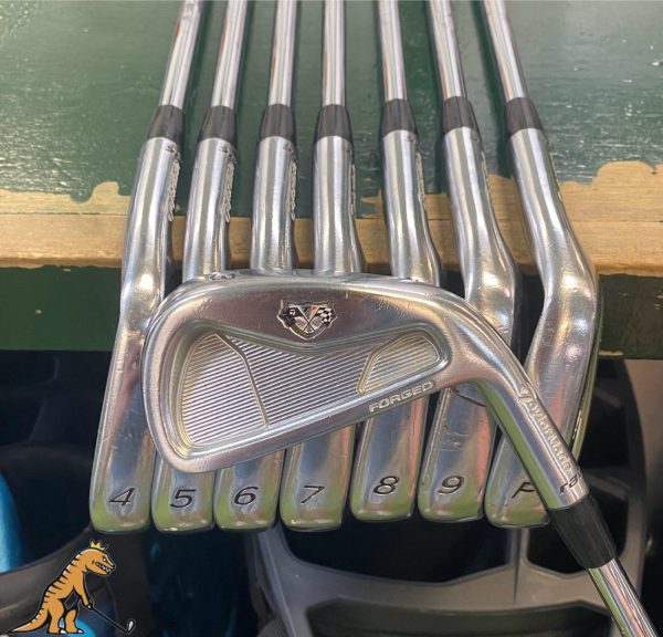 Used RH TaylorMade RAC Tour Preferred Iron Set 3-PW Dynamic Gold Stiff Flex Stee