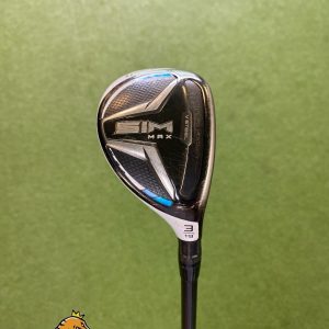 Used RH TaylorMade SIM Max 19* 3 Hybrid LA Golf Tour AXS 85g Graphite Stiff Flex