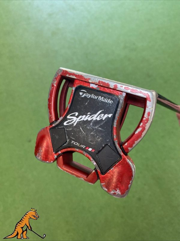 Used RH TaylorMade Spider Tour Red 34” Mallet Putter