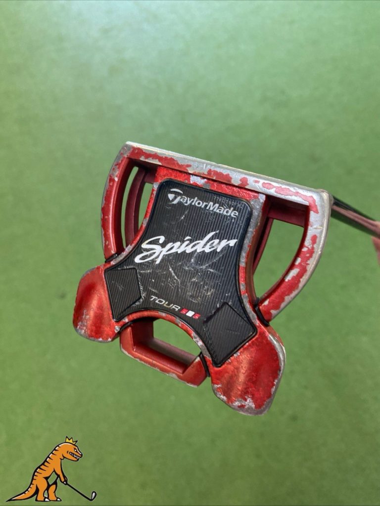 Used RH TaylorMade Spider Tour Red 34” Mallet Putter