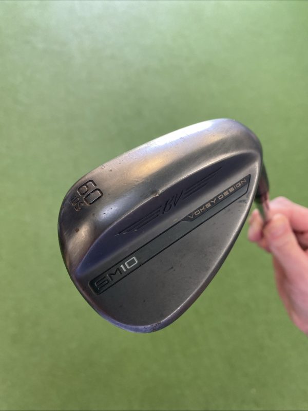 Used Titleist Vokey SM10 Black 60.10* Lob Wedge Dynamic Gold X100 Steel