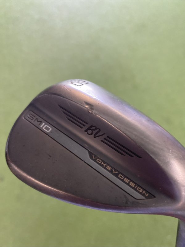 Used Titleist Vokey SM10 Black 60.10* Lob Wedge Dynamic Gold X100 Steel