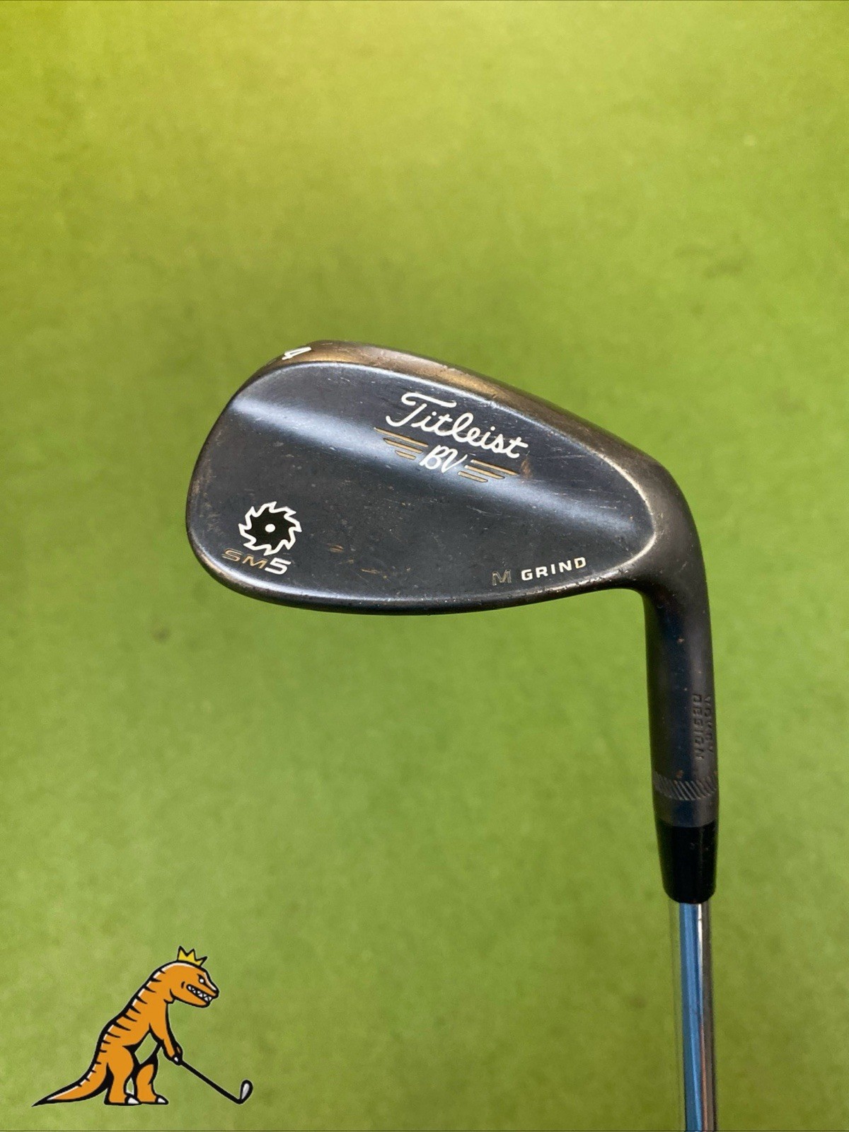 Used Titleist Vokey SM5 Jet Black 54.10* Sand Wedge BV Steel Wedge Flex