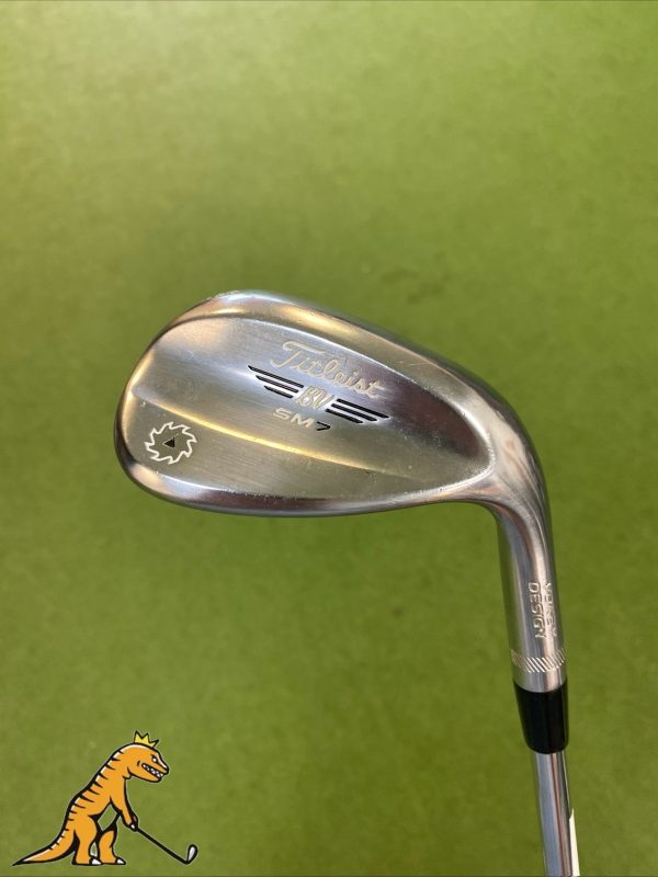 Used Titleist Vokey SM7 Tour Chrome 58.10* Lob Wedge NS Pro Regular Flex Steel