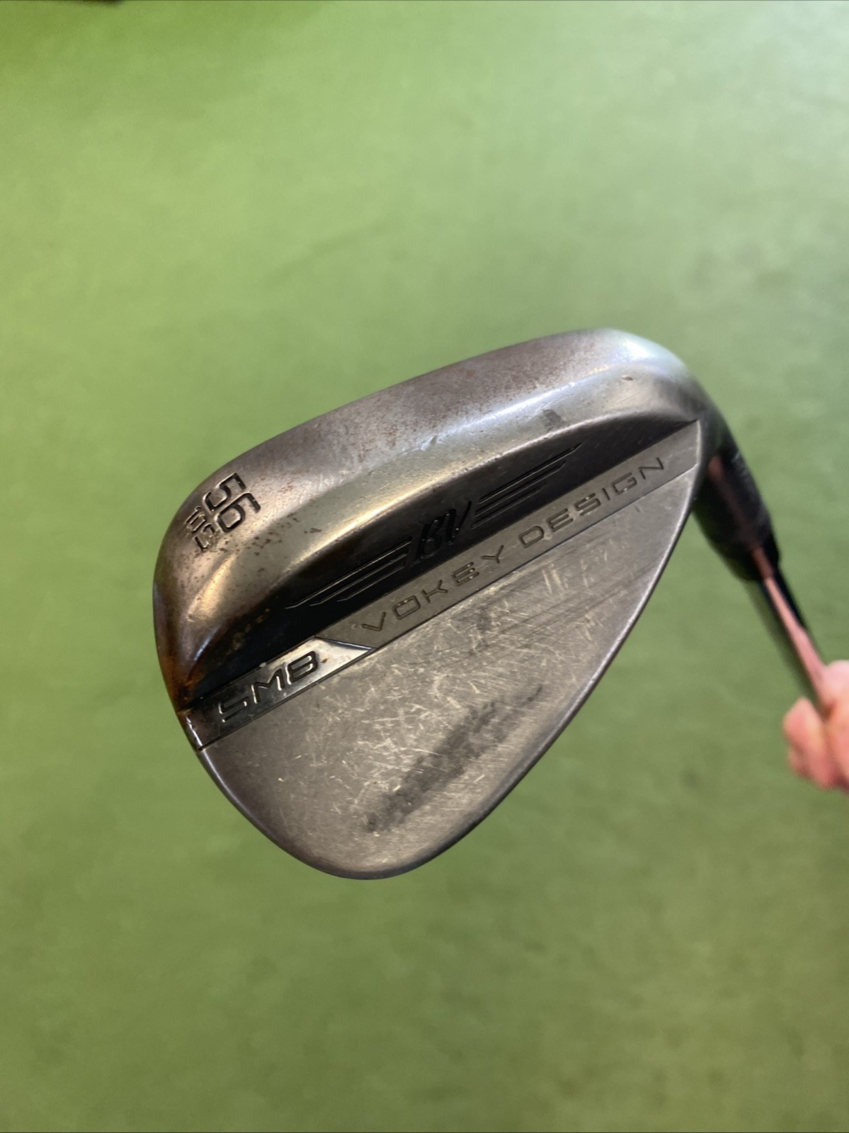 Used Titleist Vokey SM8 Jet Black 56.10* Sand Wedge BV Steel Wedge Flex - Image 3