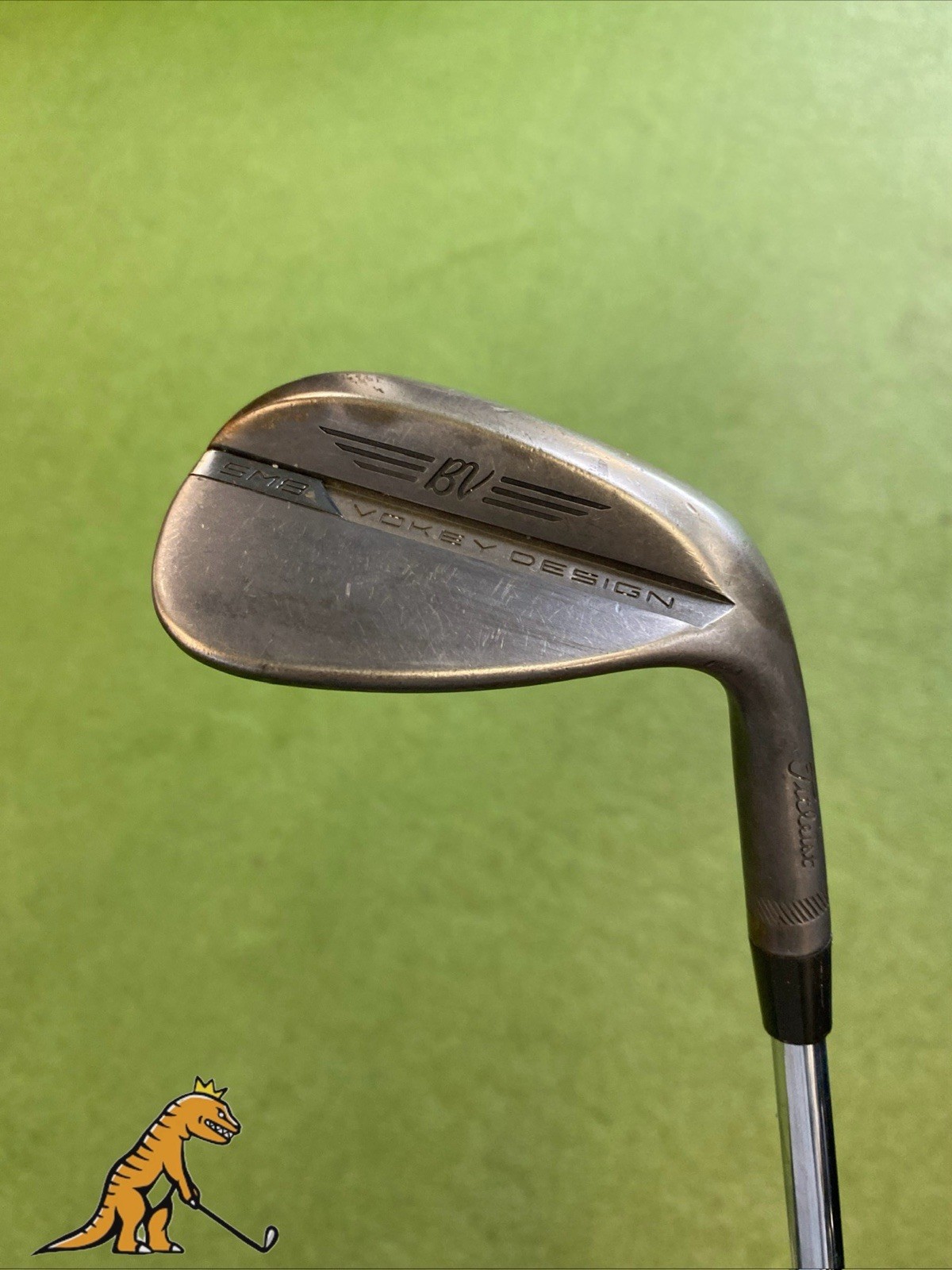 Used Titleist Vokey SM8 Jet Black 56.10* Sand Wedge BV Steel Wedge Flex