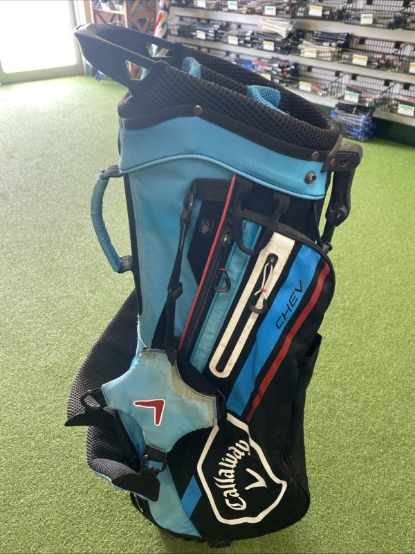Callaway Chev Golf Stand Bag Blue/Black 4-Way