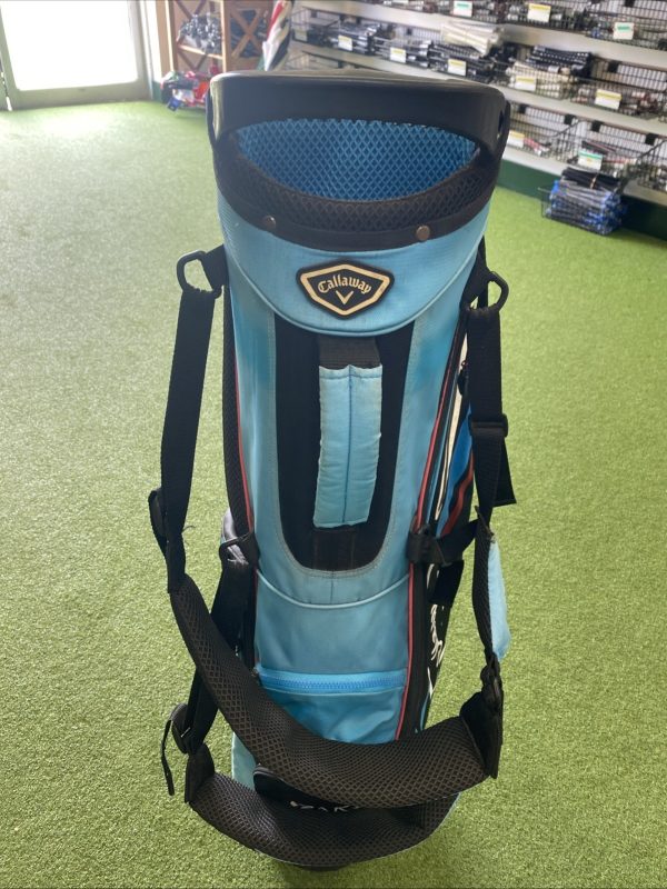 Callaway Chev Golf Stand Bag Blue/Black 4-Way