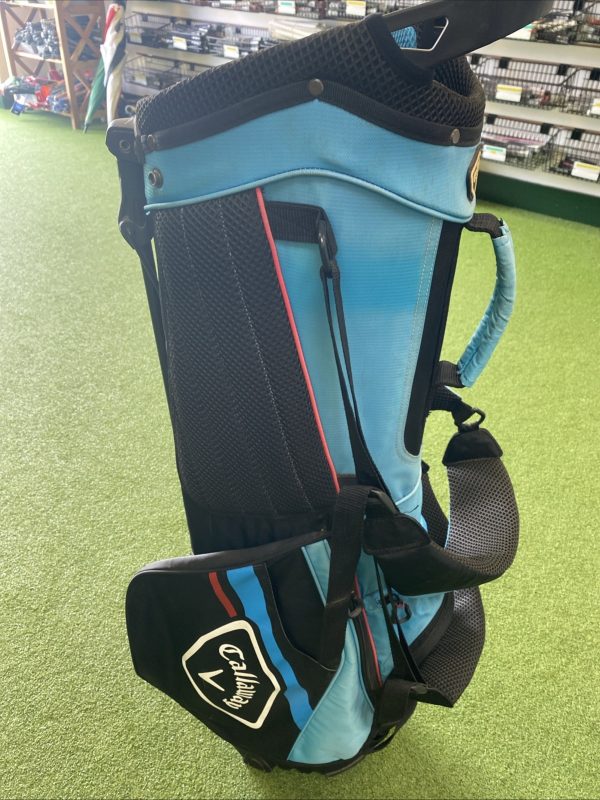 Callaway Chev Golf Stand Bag Blue/Black 4-Way