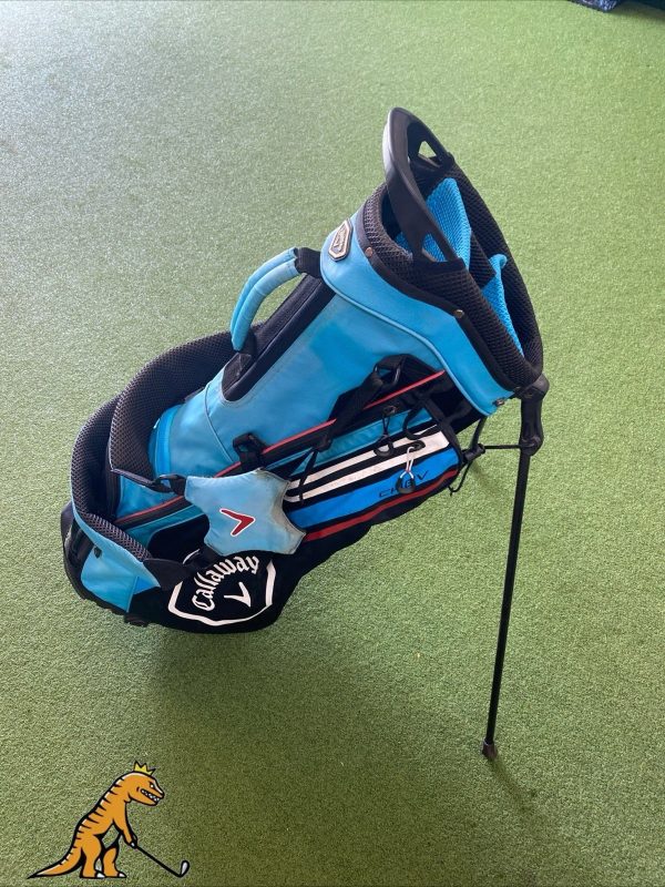 Callaway Chev Golf Stand Bag Blue/Black 4-Way