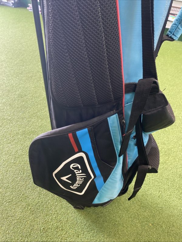 Callaway Chev Golf Stand Bag Blue/Black 4-Way