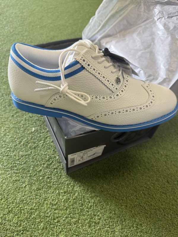 G/fore Ladies Camo Brogue Gallivanter White/blue - Image 7