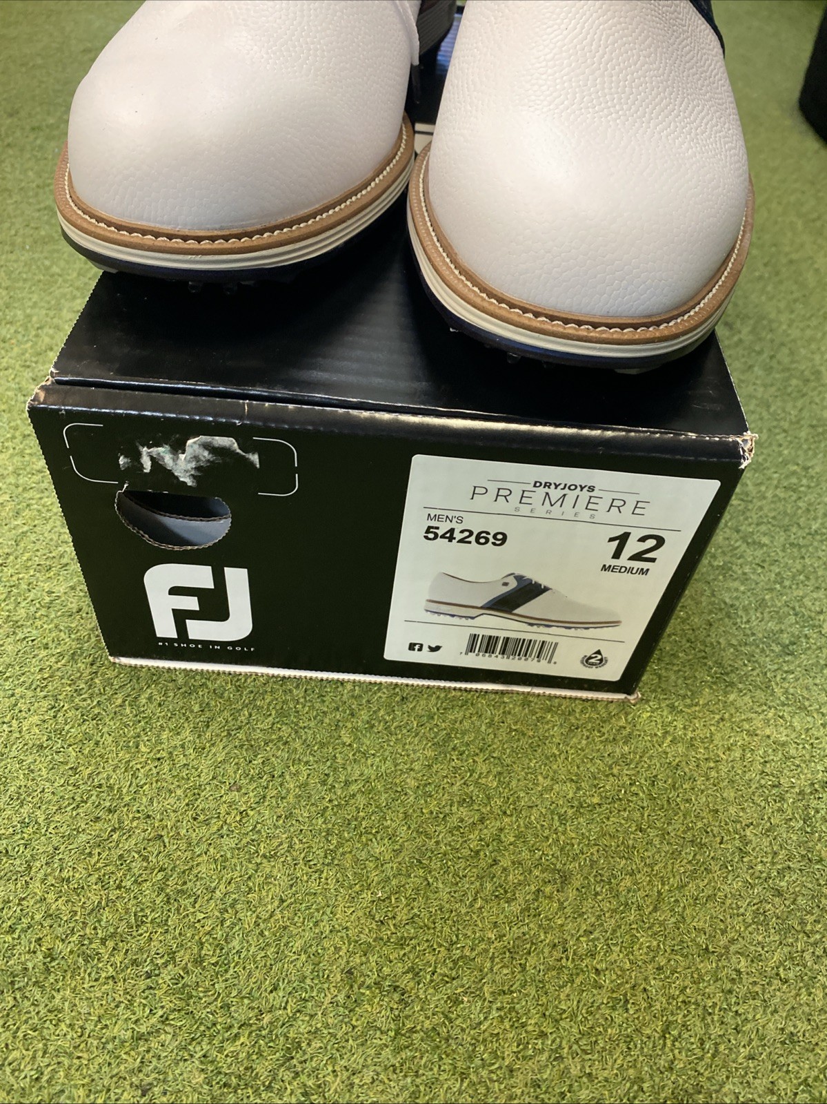 New FootJoy Premiere Series Men Golf Shoes 12 Medium Blue/White - Image 8