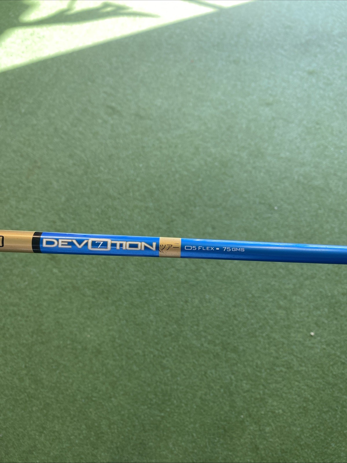 OBAN Kiyoshi Blue Fairway Wood Shaft 75g Graphite Extra Stiff Ping Tip - Image 4