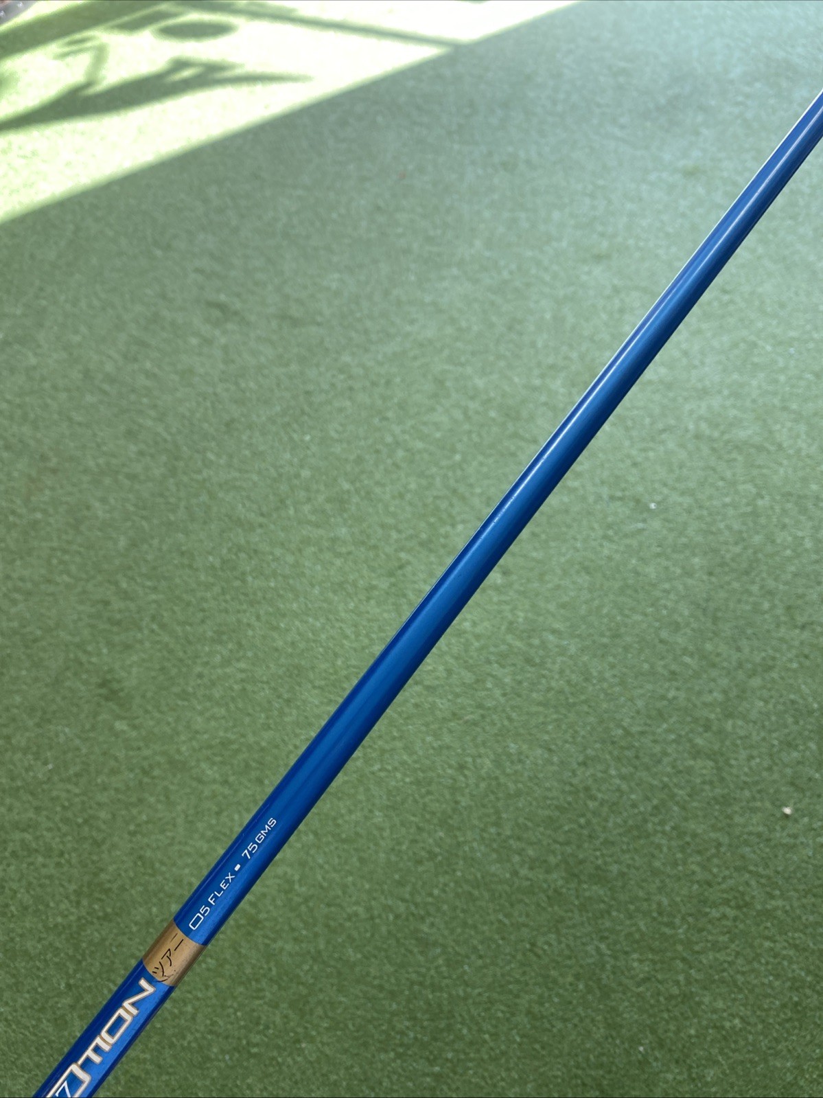 OBAN Kiyoshi Blue Fairway Wood Shaft 75g Graphite Extra Stiff Ping Tip - Image 5