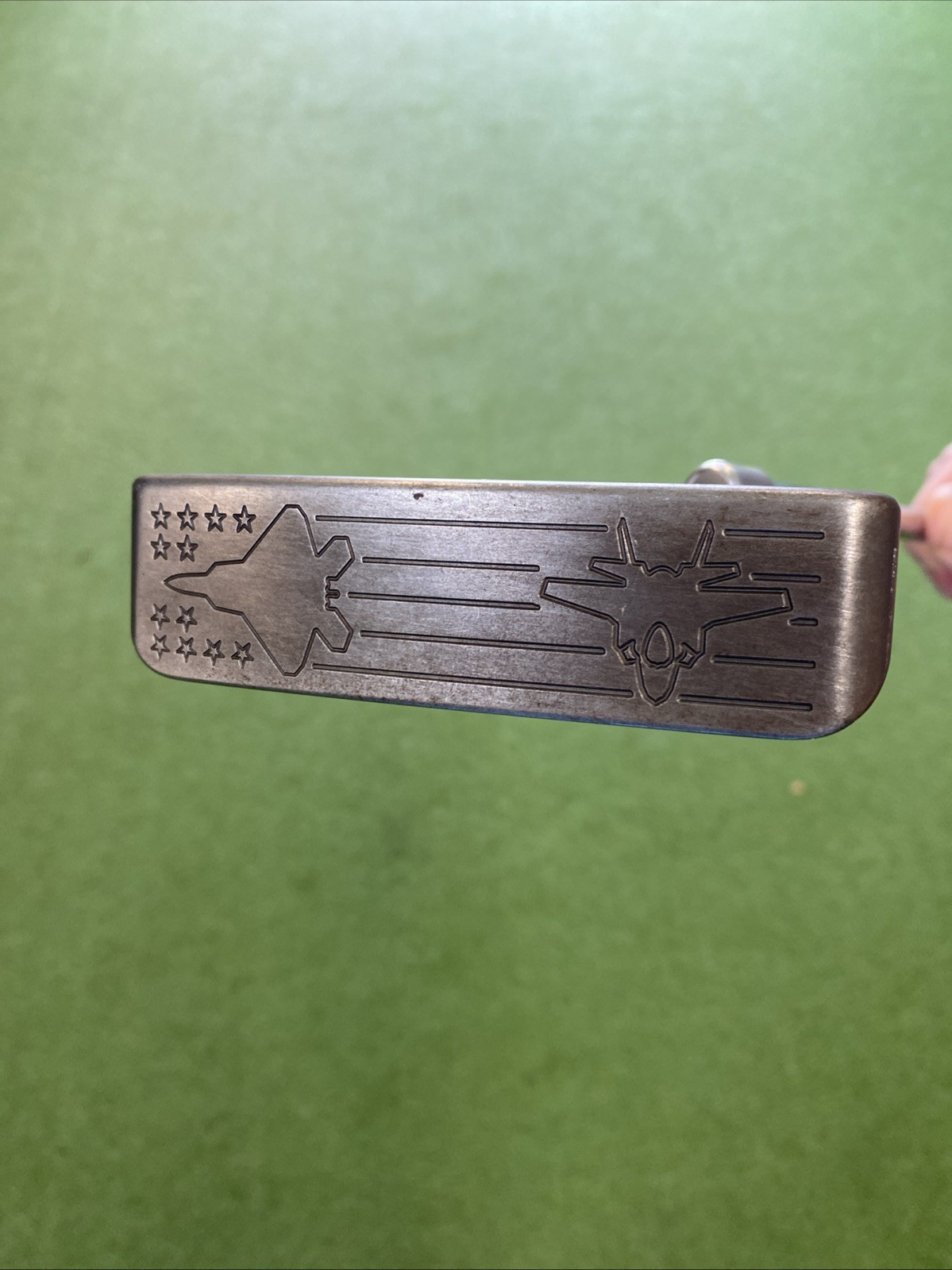 RH Mack Made Raw Fighter Jet 35” Blade Putter Weld Neck - Image 3