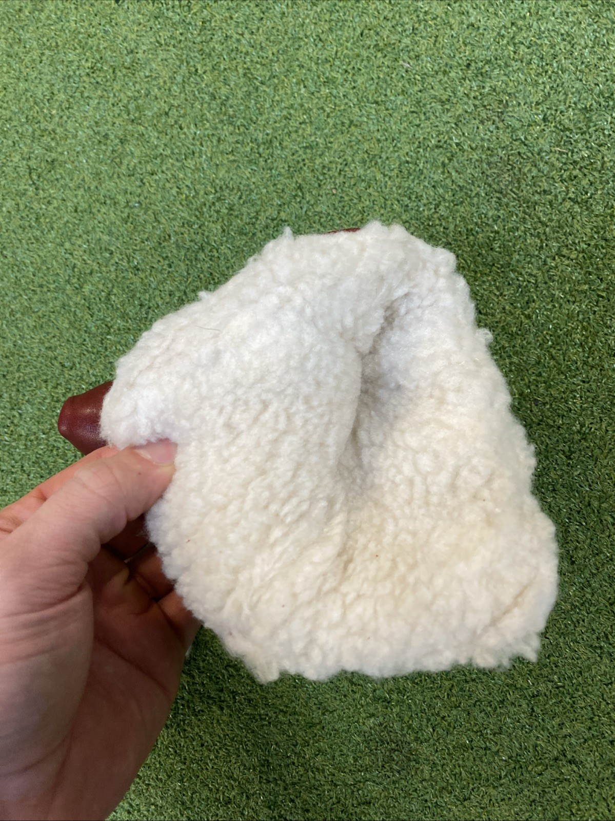 Rare TP Mills Leather Blade Putter Head Cover Red With Charm - Image 6