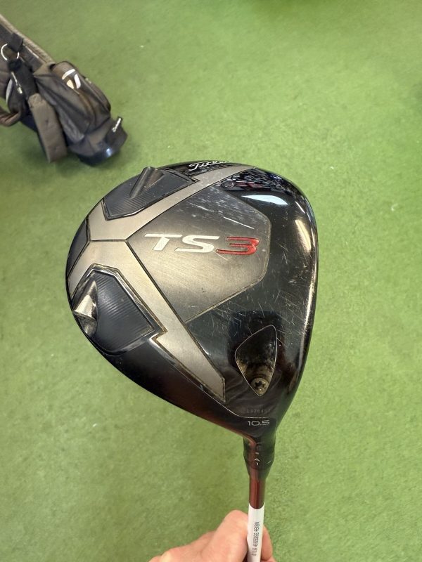 Titleist-TS3-Driver-105-Pro-launch-Red-65g-Stiff-Shaft-Right-Hand-Dent-Head-357486912507-2