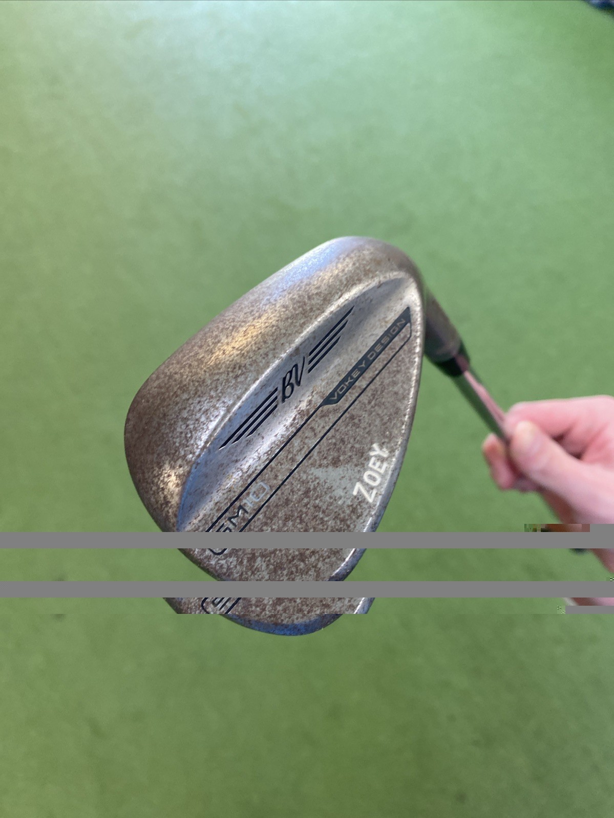 Tour Issue Titleist Vokey SM10 Raw 58* Lob Wedge L Grind Dynamic Gold Steel - Image 4