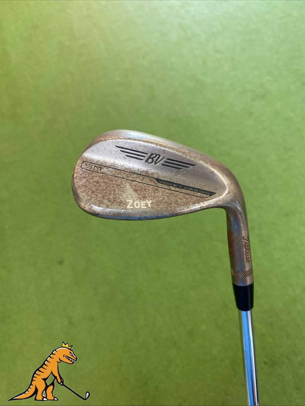 Tour Issue Titleist Vokey SM10 Raw 58* Lob Wedge L Grind Dynamic Gold Steel