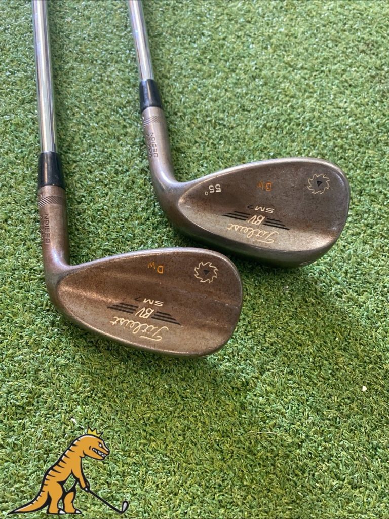 Tour Issue Titleist Vokey SM7 Raw Wedge Set 50*, 54* Dynamic Gold Tour Issue