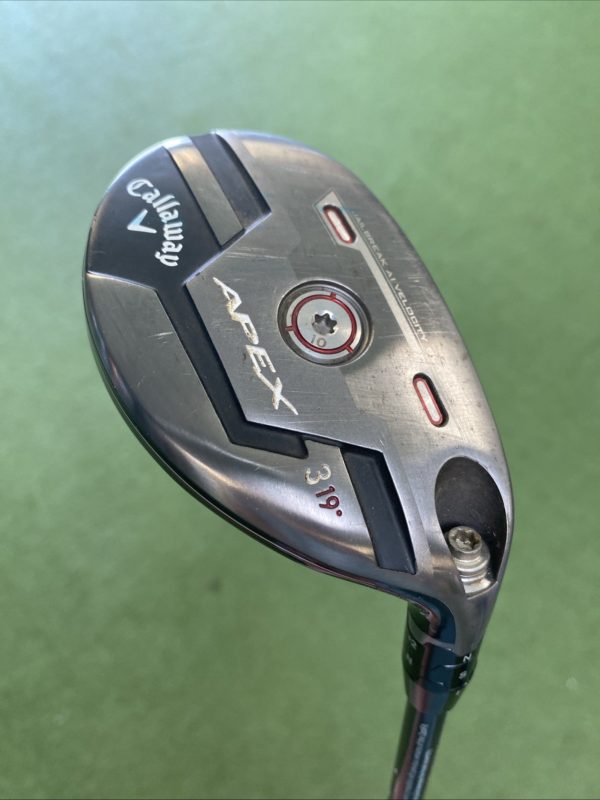 Used Callaway Apex 19* 3 Hybrid Recoil Dart 75g Graphite Regular 3H - Image 3