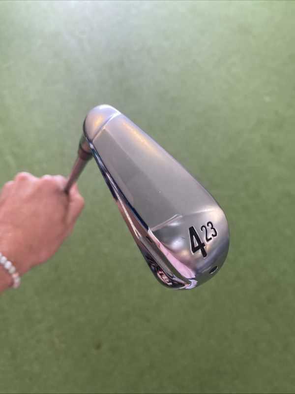 Used LH Srixon ZXiU 23* 4 Iron Harrison Striped Graphite Regular Flex