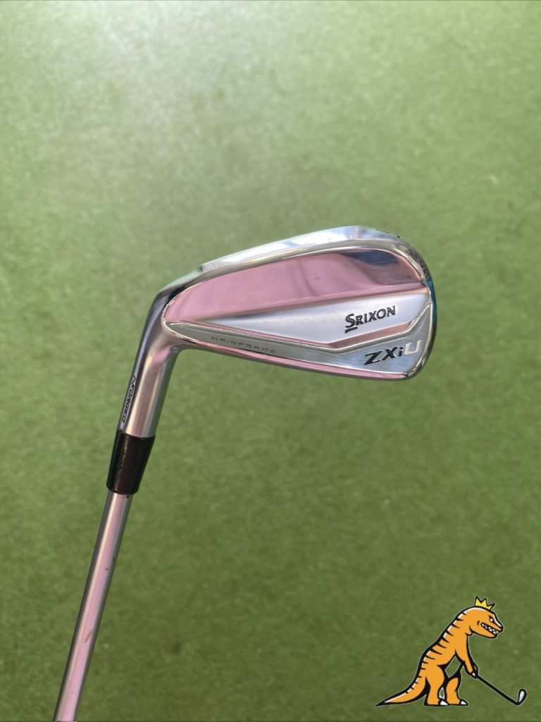 Used LH Srixon ZXiU 23* 4 Iron Harrison Striped Graphite Regular Flex