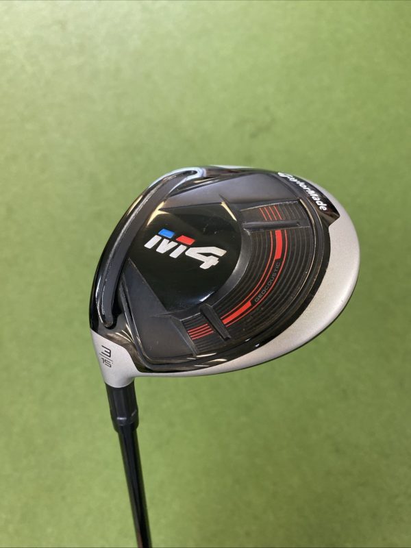 Used LH TaylorMade M4 15* 3-Wood Fujikura Atmos Graphite Regular Flex - Image 3