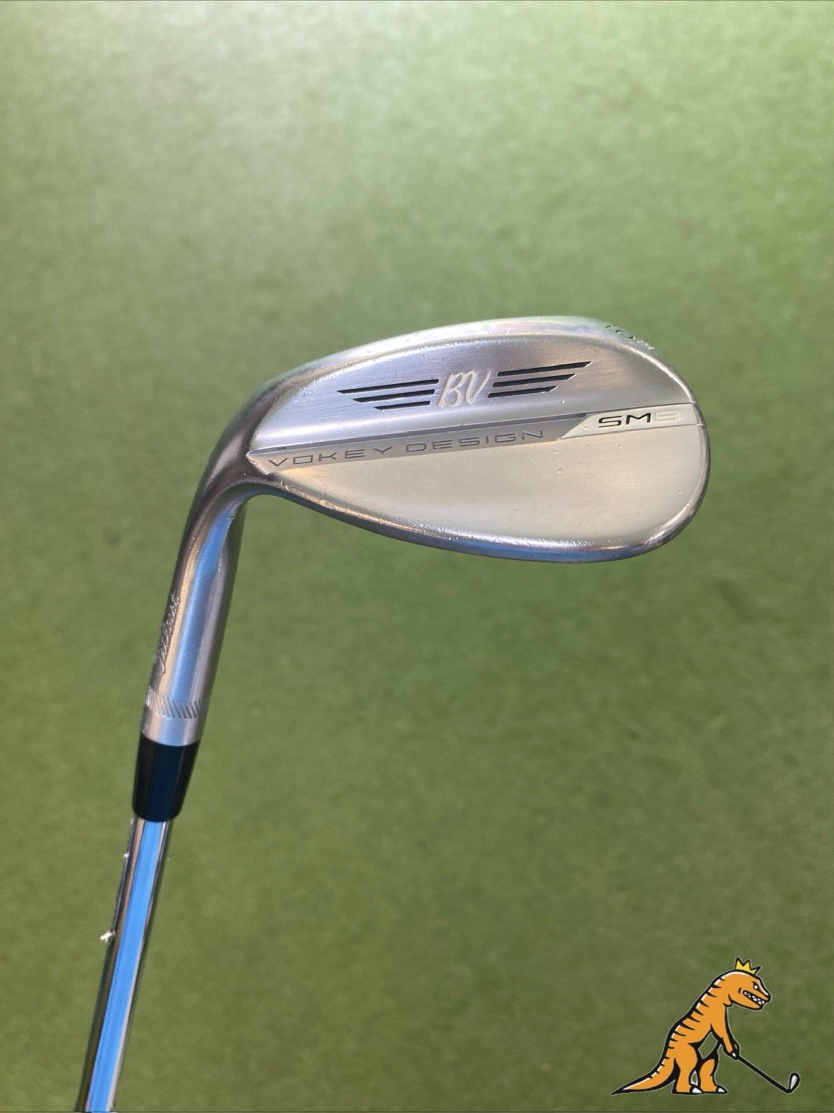 Used LH Titleist Vokey SM8 Tour Chrome 60.08* Lob Wedge KBS 120g Steel Wedge