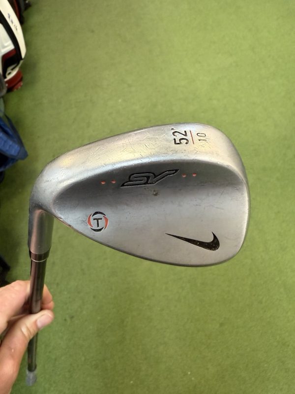 Used Nike SV 52° Wedge Left Handed “T” KBS Tour Custom Series black Shaft - Image 3