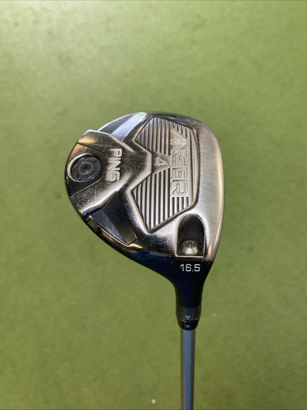 Used Ping Anser 16.5* 4-Wood, 23* 4H Wood Set TFC 800 Graphite SR Flex - Image 3