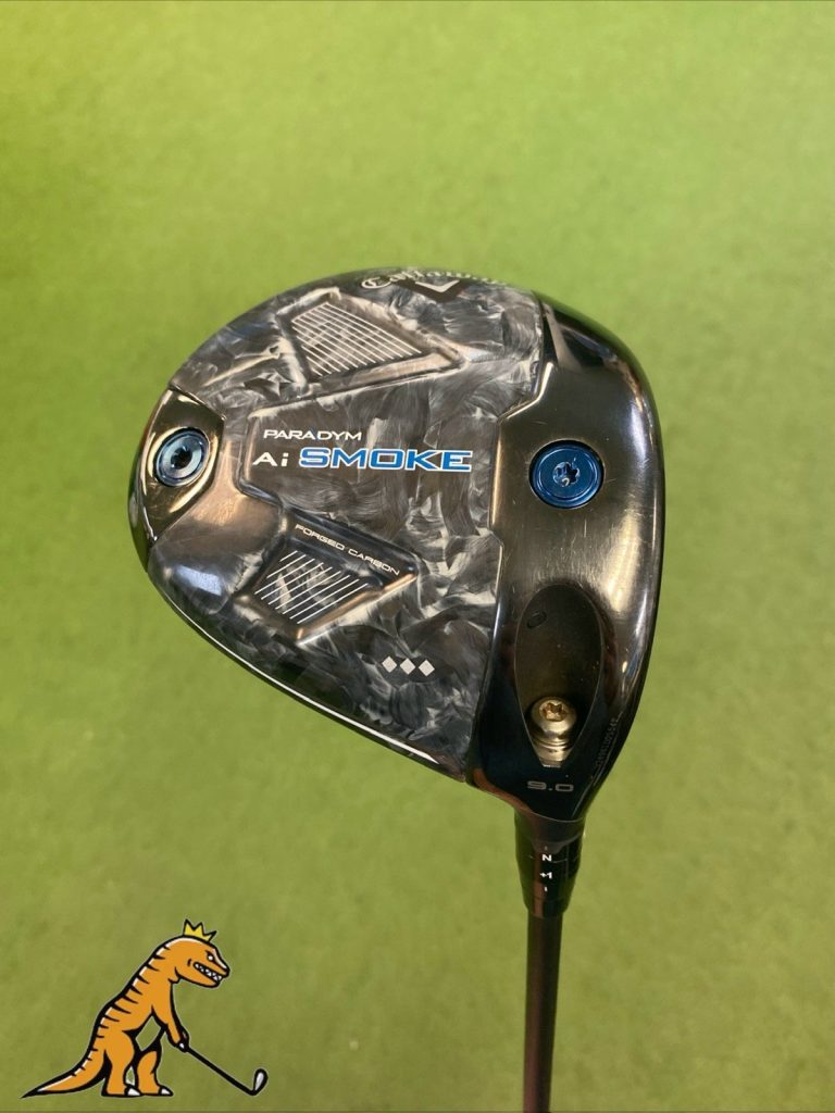 Used RH Callaway Ai Smoke Triple Diamond 9* Driver Cypher 50g Graphite Stiff
