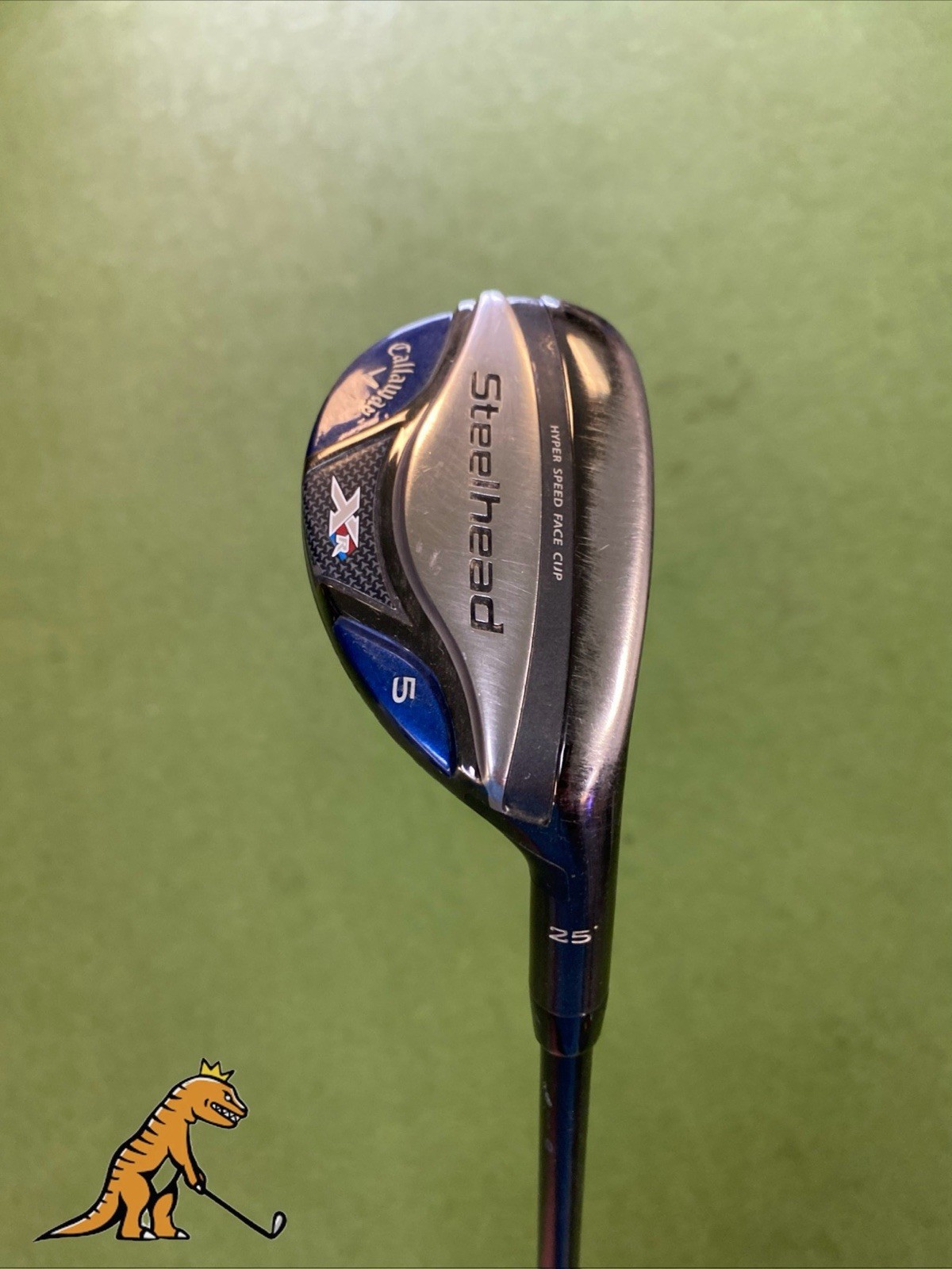 Used RH Callaway Steelhead XR 25* 5 Hybrid HZRDUS 60g Ladies Flex Graphite