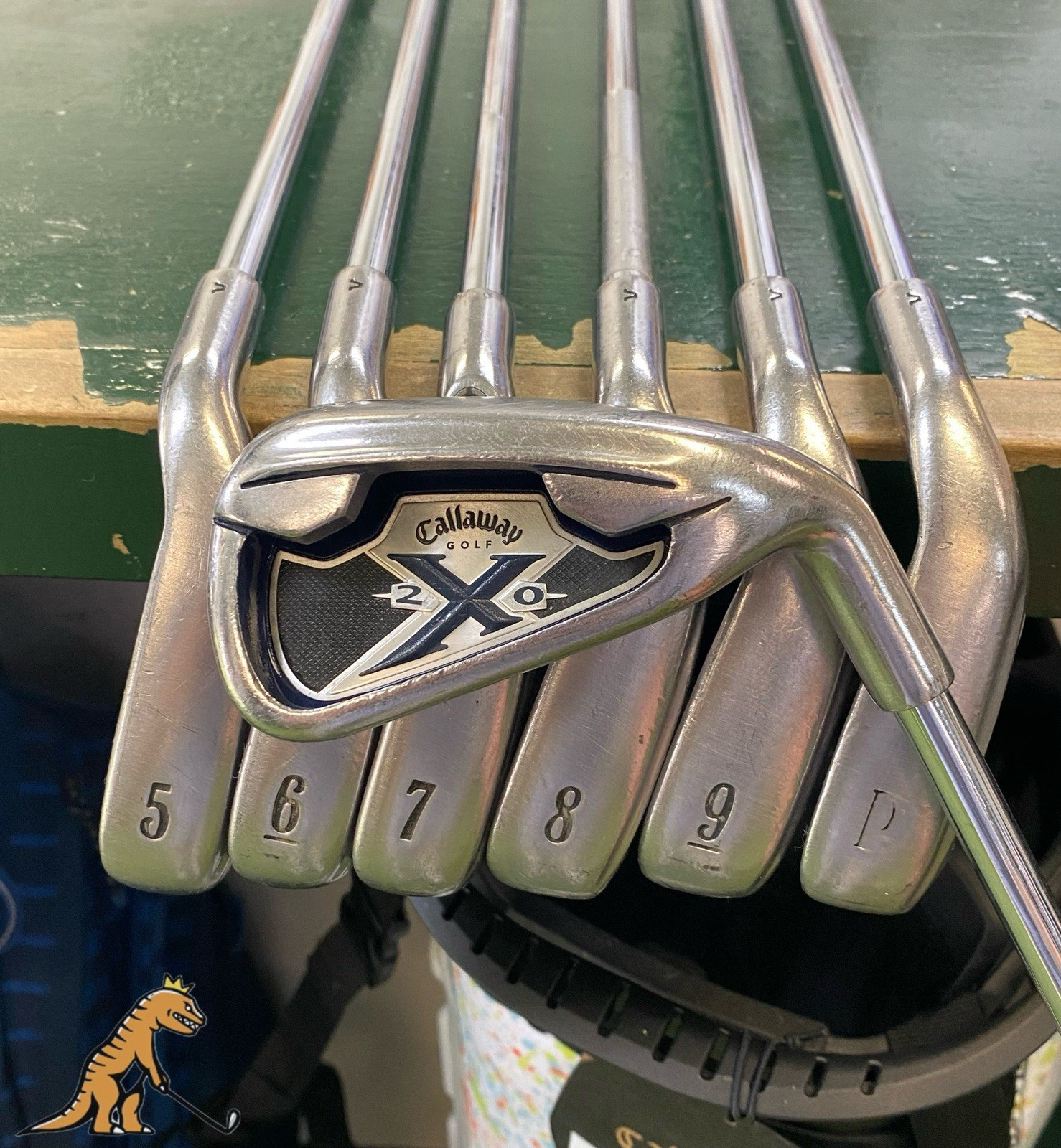 Used RH Callaway X 20 Iron Set 4-PW X20 Uniflex Steel