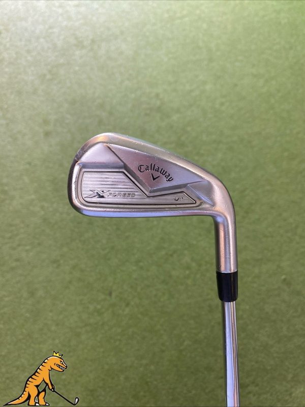 Used RH Callaway X Forged CF 18 21* Utility Iron Project X 6.5 Steel Extra Stiff