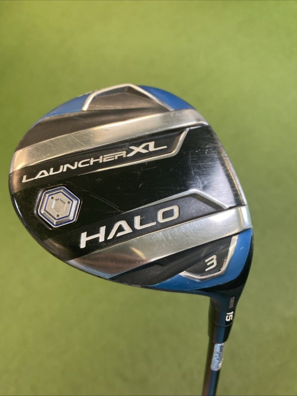 Used-RH-Cleveland-Launcher-XL-Halo-15-3-Wood-Cypher-55g-Graphite-Seniors-357502860907-2