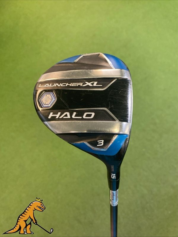 Used-RH-Cleveland-Launcher-XL-Halo-15-3-Wood-Cypher-55g-Graphite-Seniors-357502860907
