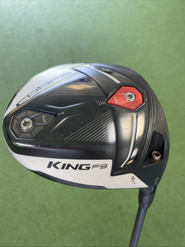 Used RH Cobra King F9 9* Driver HZRDUS Smoke 60g Graphite Stiff Flex - Image 3
