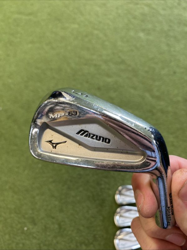 Used RH Mizuno MP-63 Iron Set Heads Only 5-PW - Image 3
